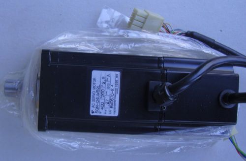 YASKAWA AC SERVO MOTOR SGM-04UWB2L. 400WATS,200VOLTS, 2.6 AMPS