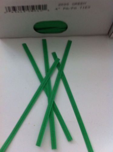 2000 Green Twist Ties 4&#034;