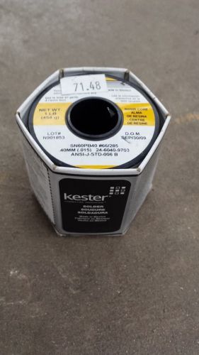 KESTER 24-6040-9703 1LB ROLL SOLDER SN60PB40  0P