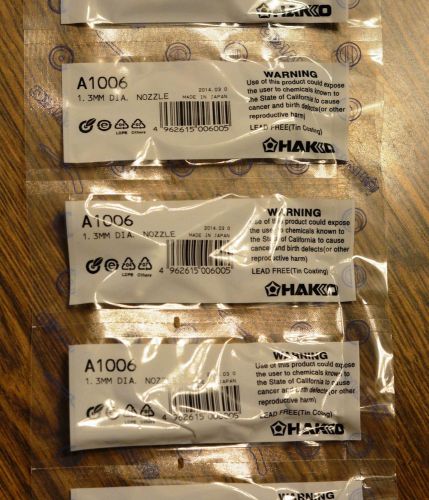 5 pcs  A1006  Hakko Desoldering Gun Lead-Free Solder Tip F 802 808 809 807  US