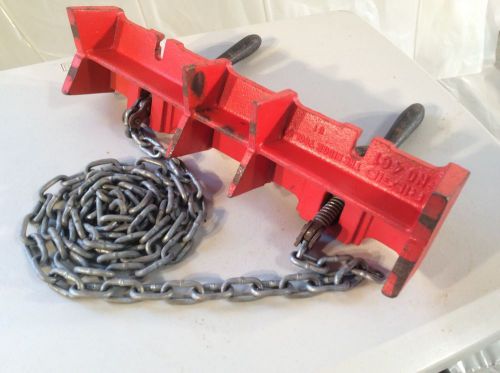 Ridgid 461 pipe welding straight chain vise for sale