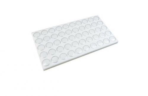 Gem jar tray insert with 50 jars white for sale