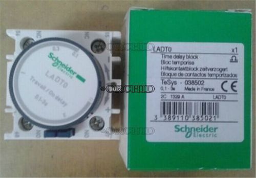 New Schneider Time Delay Block LADT0 0.1-3s