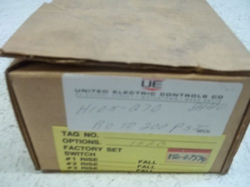 UNITED ELECTRIC H105D-270 PRESSURE SWITCH 0-200 PSI *NEW IN BOX*