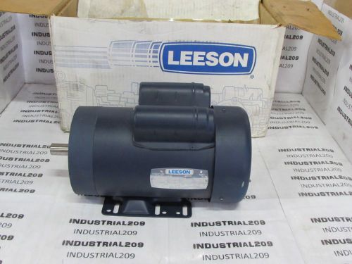 LEESON ELECTRIC MOTOR C145K11FB1E , 1HP 1PH  115/208-230  1140 RPM 145T FR. NEW