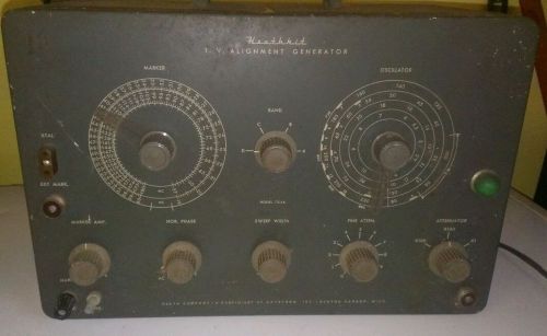 HEATHKIT TV ALIGNMENT GENERATOR UNIT*VACUUM TUBES?*MADE IN USA