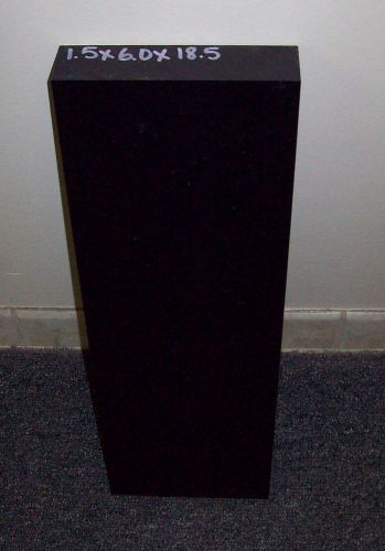 UHMW Virgin Black Sheet 1.50&#039;&#039; x 6.00&#039;&#039; x 18.50&#039;&#039; CNC