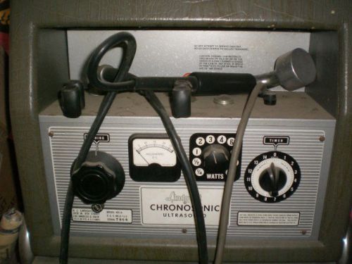 Vintage Lindquist Chronosonic Therapeutic Ultrasound Machine Quack Medicine