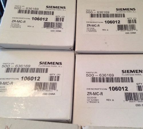 New siemens zr-mc-r 500-636169 106012 red fire alarm wall mount strobe for sale