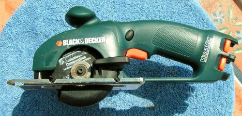 USED BLACK &amp; DECKER VERSA PAK CIRCULAR SAW VP600 TYPE 1 W/O BATTRIES