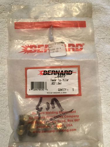 BERNARD 4477 FEEDER TIP  CONTACT TIP MILLER PACK OF 5