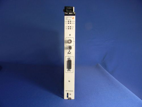 Agilent E1682A Sonet/SDH SPE-Receiver 30 Day Warranty