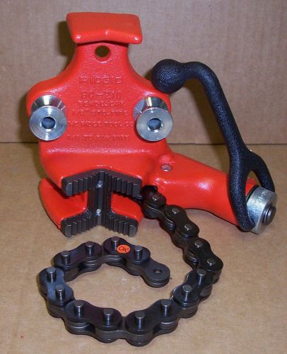 RIDGID 40185 Top Screw Bench Chain Vise BC210 1/8&#034; - 2-1/2&#034; capacity -USA-