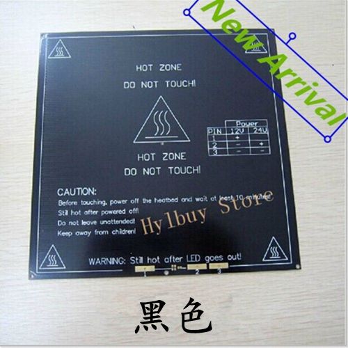 Reprap 3d printer heatbed mk2b 12v 24v pcb hot plate heat bed for prusa &amp; mendel for sale