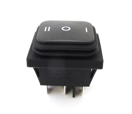 10pcs SAJOO 16A 125V/10A 250V ON/OFF/ON 6pin Boat Car Rocker Momentary Switch