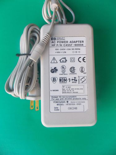 AC Power Adapter Supply HP C4557-60004 W/Power Cord DeskJet Printer #2