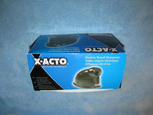 Nice X-ACTO Mighty Mite Electric Pencil Sharpener Black (19505)