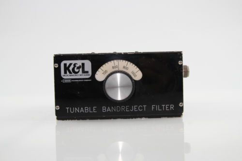 K&amp;L 3TNF-500/1000-N/N Tunable Notch Bandreject Microwave Filter 500-1000 MHz