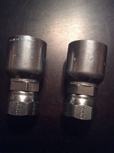 P71-16-12Jic, 3/4&#034; Hose X 1&#034; Jic Female Swivel, Lot Of 2