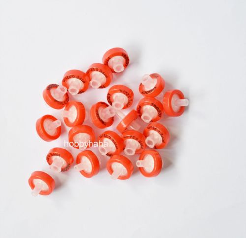 50pcs PTFE Syringe Filters 25mm Diameter  0.22um Non-Sterilized