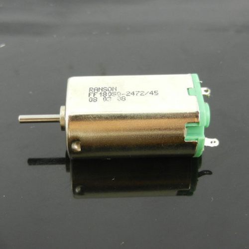 New 180 DC motor Green cover toy motor 3V-6V 7000 rpm -13000 rpm DIY