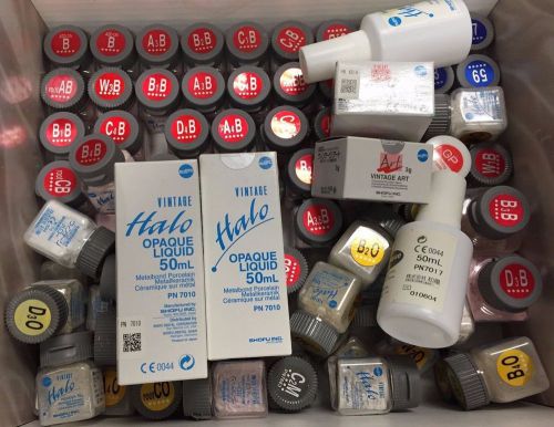 Large Mix of Shofo Vintage Halo Porcelain Materials for Dental