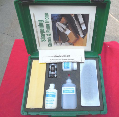 JAPANESE WATERSTONE SHARPENING KIT.....FOR THE AVID CRAFTSMAN