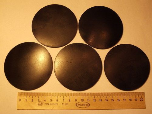 5 pcs. x OD 80mm x 3mm GASKET RUBBER MATERIAL SBR Black Washer Sheet Strip