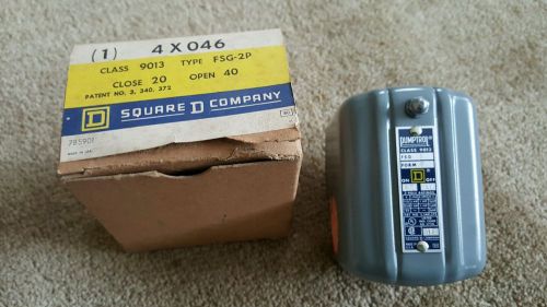 NEW SQUARE D PUMPTROL 9013 FSG-2 CLOSE 20 OPEN 40 PRESSURE SWITCH WELL PUMP