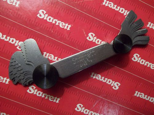 NEW STARRETT SCREW PITCH GAGE #6 50035 THREAD GAGE MACHINIST TOOLS MIC