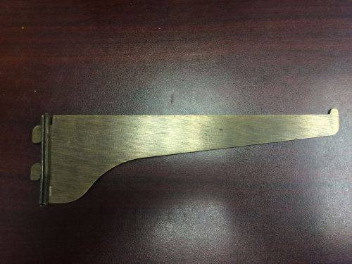 Walnut 8&#034; Straight Shelf Bracket