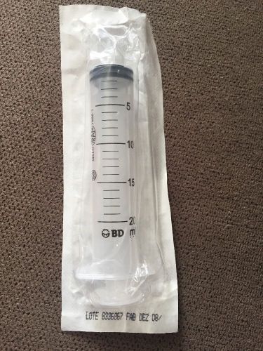 Syringe 20ml Needleless New