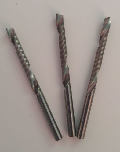 Carbide Single Flute Spiral Bits