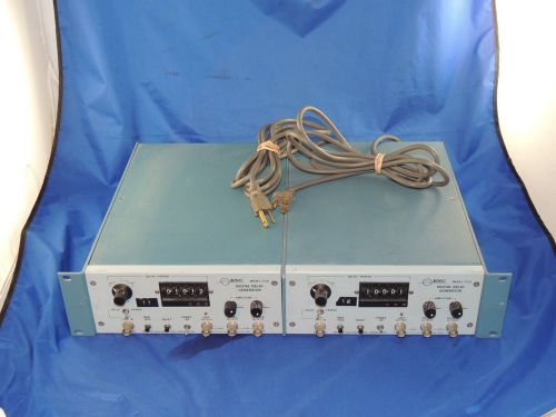 Lot of 2 BNC 7010 Digital Delay Generators Chasis Mounted Side by Side