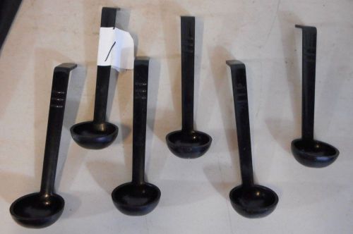 SET OF SIX - 8.5&#034; SALAD BAR LADLES