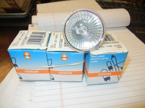 3 Osram Halogen Photo Optic Lamp NAED 54660