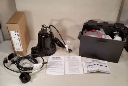 Champion cps3 submersible effleunt sump dewatering pump &amp; battery backup unused for sale