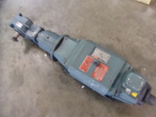 RELIANCE 5HP RPM111 D-C MOTOR W/ DODGE QUANTIS GEAR #516105J 1750:RPM USED