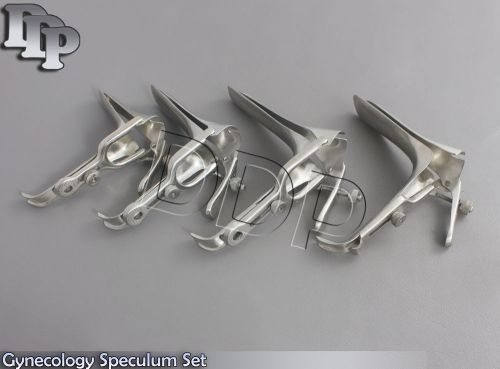 Graves Vaginal Speculum Small Medium Large+1 Open Side medium OB/GYN Gynecology