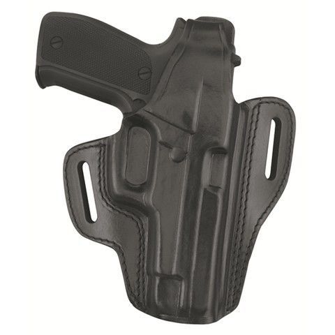 Gould &amp; Goodrich B802-G17 Two Slot Pancake Holster Black RH Fits Glock 17