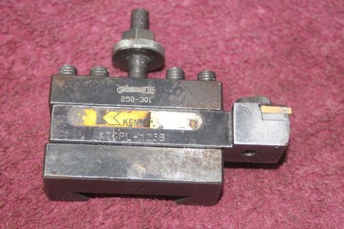 PHRASE II BORING TURNING FACING QUICK CHANGE TOOLHOLDER #250-301 w/KTGPL 123B TO