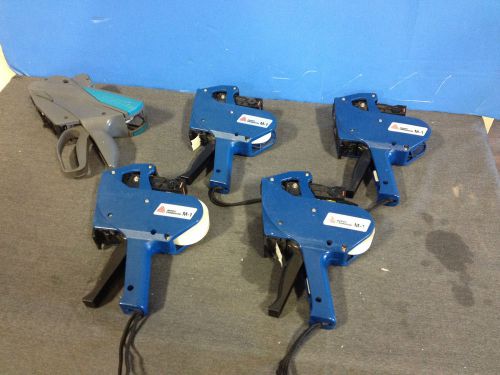 4x AVERY DENNISON M-1 one line / 1x METO PRICE LABEL GUN 2 line