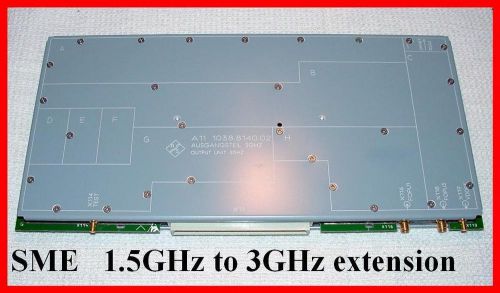 ROHDE &amp; SCHWARZ SME03 RF GENERATOR 3GHz OUTPUT BOARD 100% TESTED #1038.8140.02