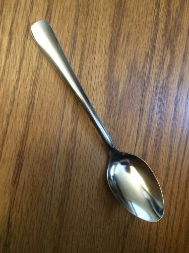 CREST MFG Glossy Stainless Plain Round Tip TEASPOON