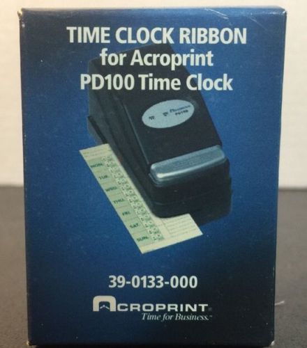 Acroprint 39-0133-000 time clock ribbon for acroprint pd100 time clock nip new for sale