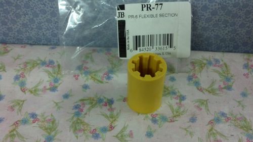 J/b industries vacuum pump flexible coupler &#034;drive-section&#034;  part# pr-77 for sale