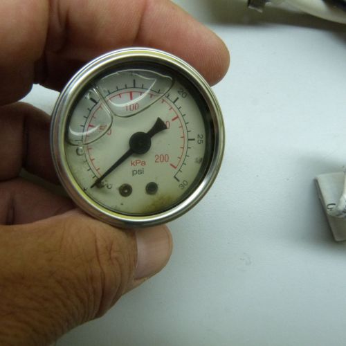 $5 Blow Out Sale: Grainger Pressure Gauge 1 1/2&#034; 30 PSI/200 KPA P1559LG (B8)