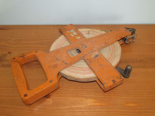 Keson nylon coated 165 ft tape measure reel meter survey tool used for sale