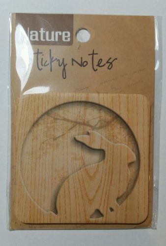 Wood look rabbit sticky notes, post it, kawaii, penpal, planner,