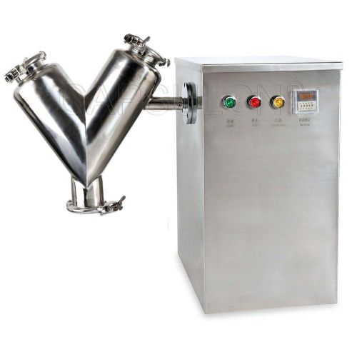 Mini V type powder mixer machine mixing dry powder Blending machine V-5 220V